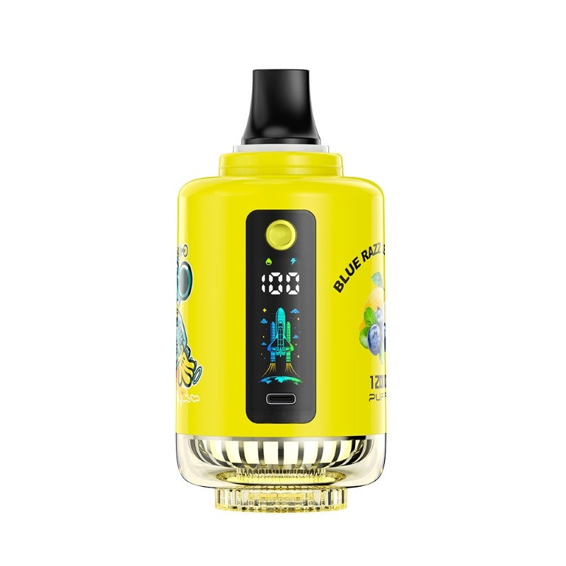atvs 120k hookah kit blue razz lemonade