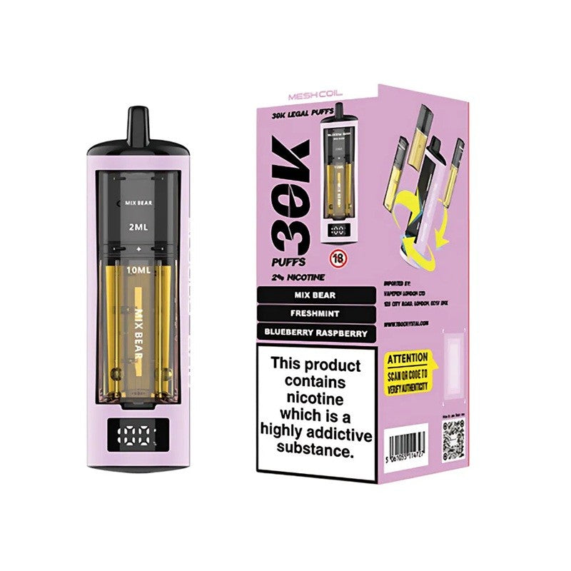 bloody bar 30k triple twist vape mix bear