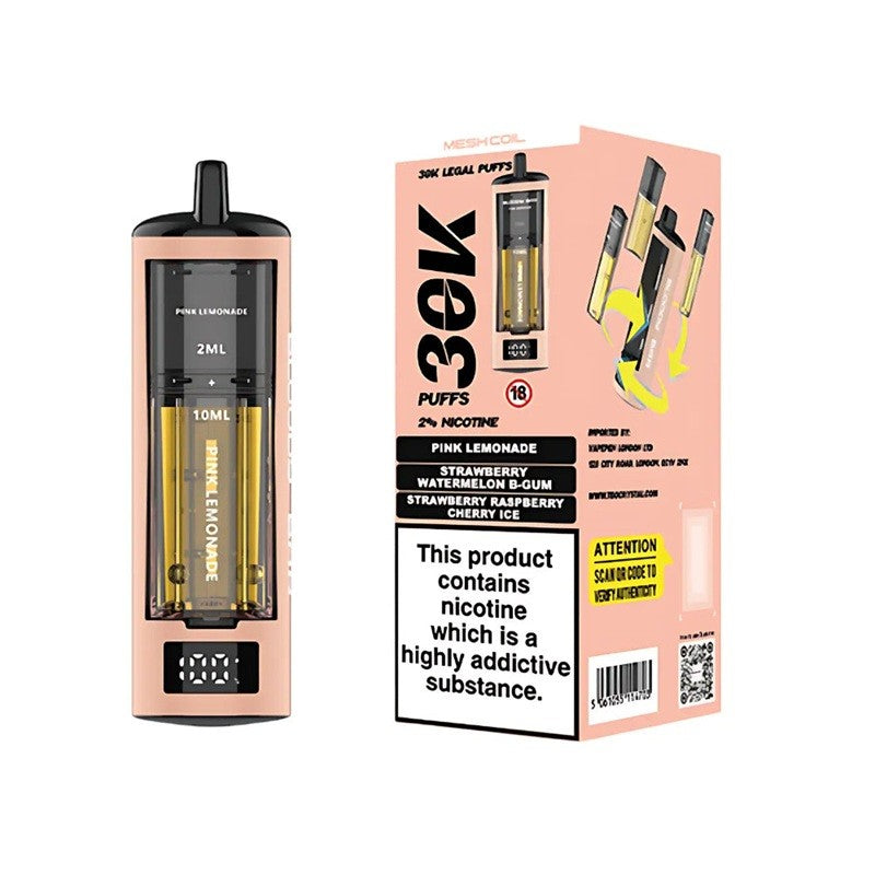 bloody bar 30k triple twist vape pink lemonade