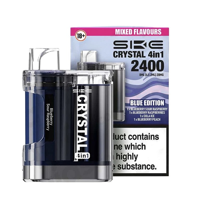 ske crystal 4 in 1 pod kit blue edition