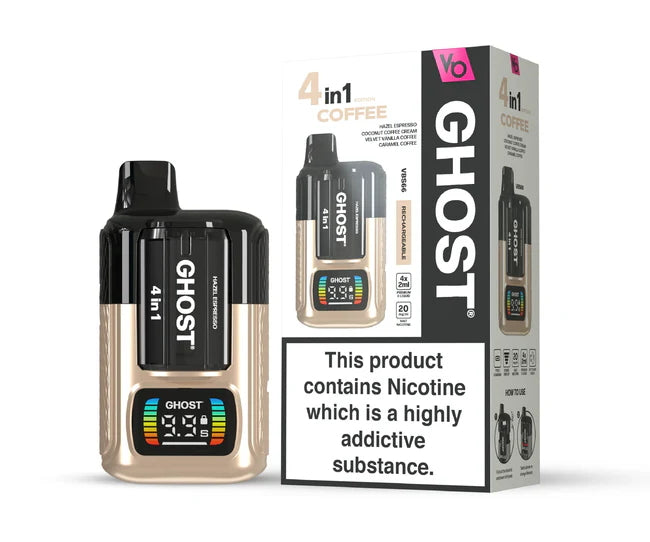 Vapes Bars Ghost 4 in 1 Prefilled Pod Kit 850mAh