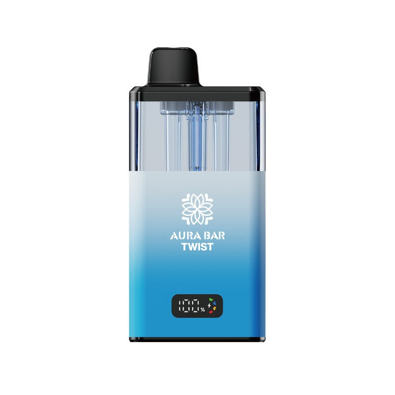 crystal prime twist aura bar 40000 blue sour raspberry mr blue