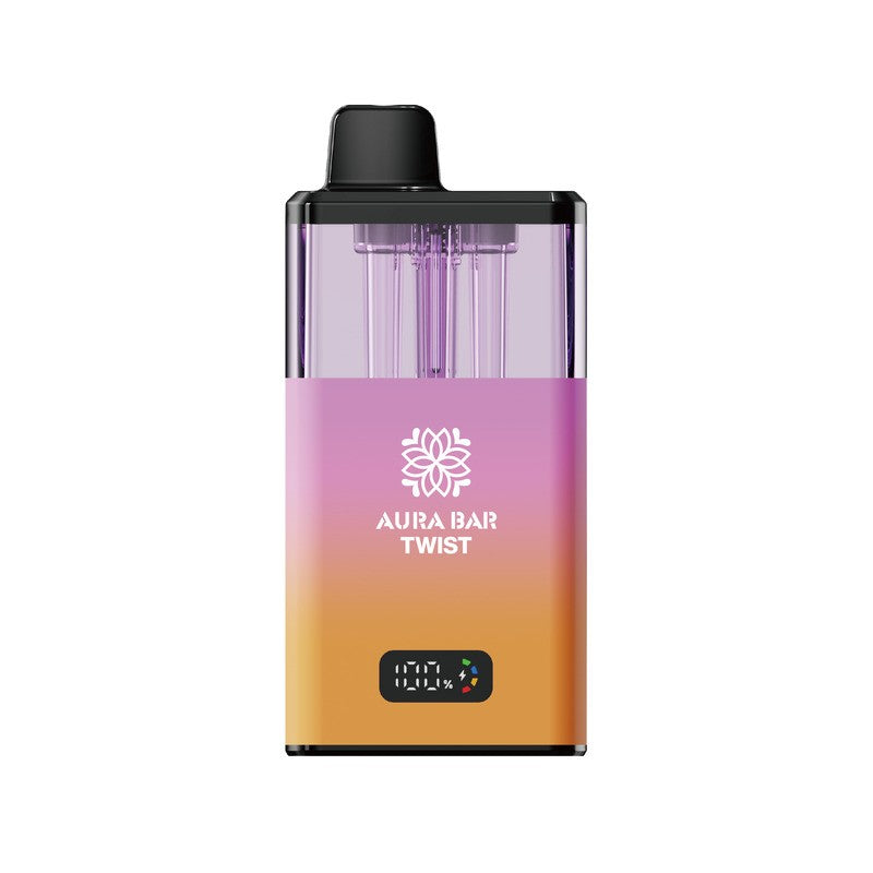 crystal prime twist aura bar 40000 fruit bomb bue razz gummy bear