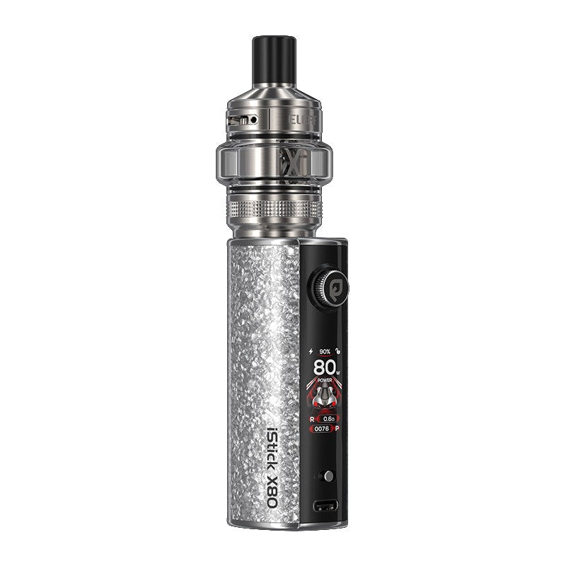 eleaf istick x80 vape kit silver