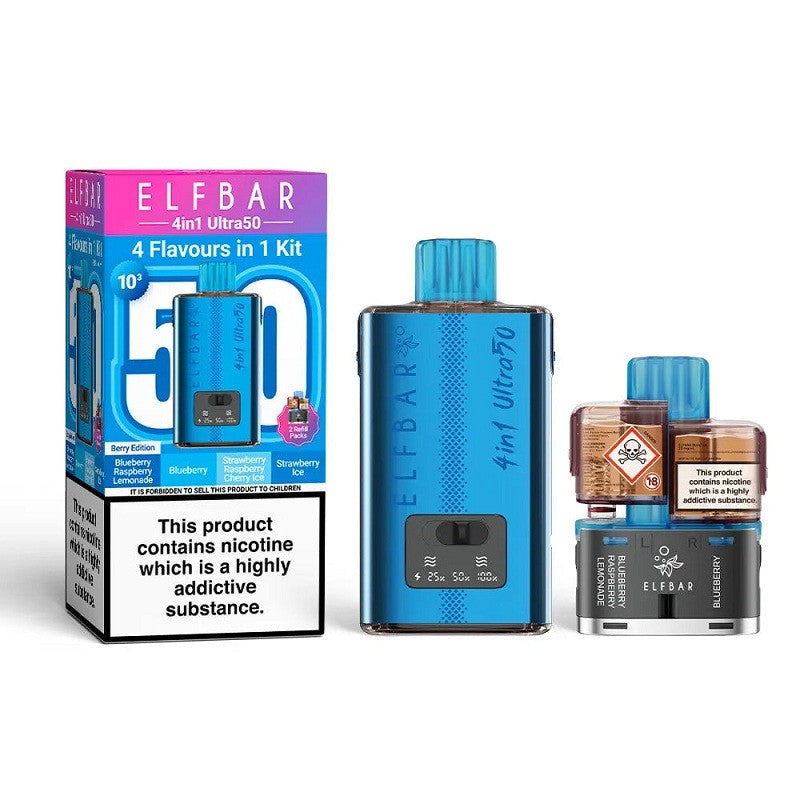 elf bar 4 in 1 ultra 50 kit berry edition