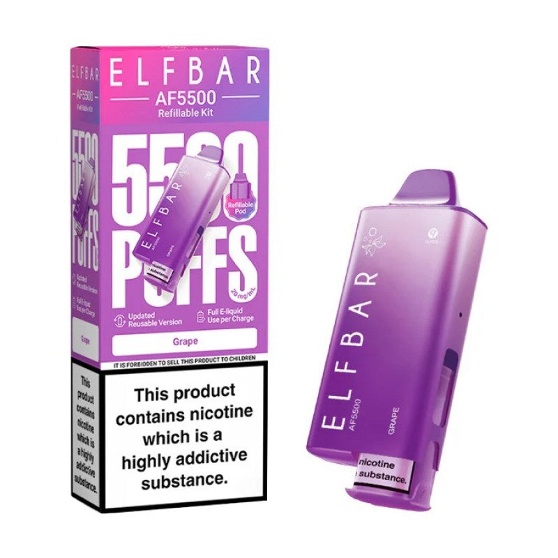 elf bar af5500 grape