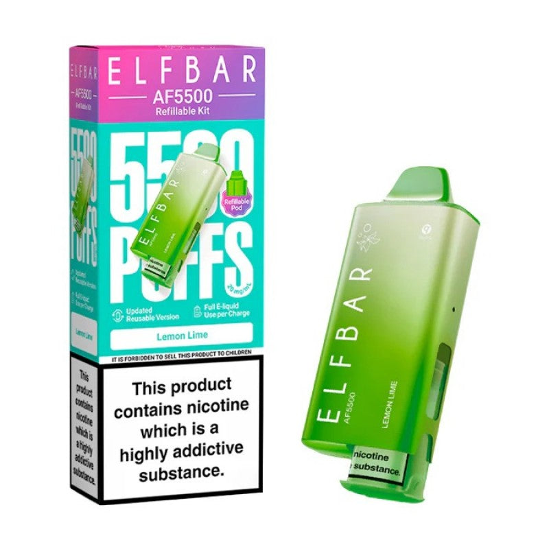 elf bar af5500 lemon lime