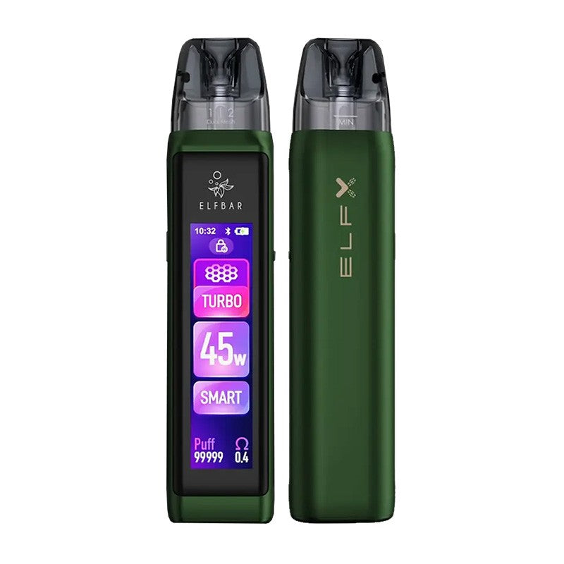 elf bar elfx ultra pod kit green