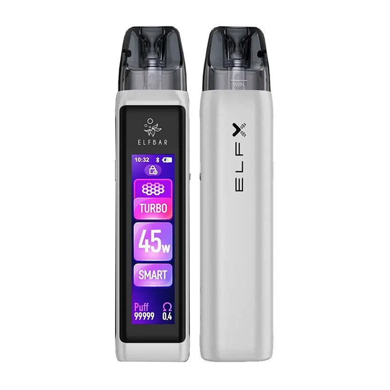 elf bar elfx ultra pod kit white