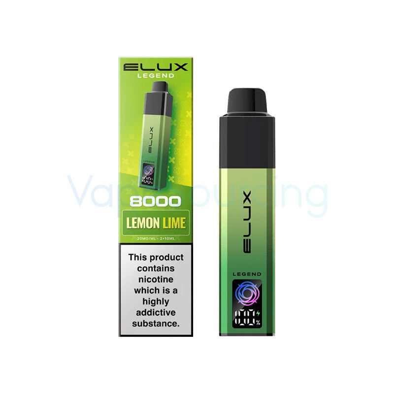 elux legend 8000 prefilled kit lemon lime