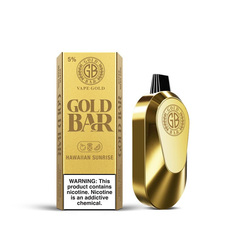 gold bar 7000 vape hawaiian sunrise