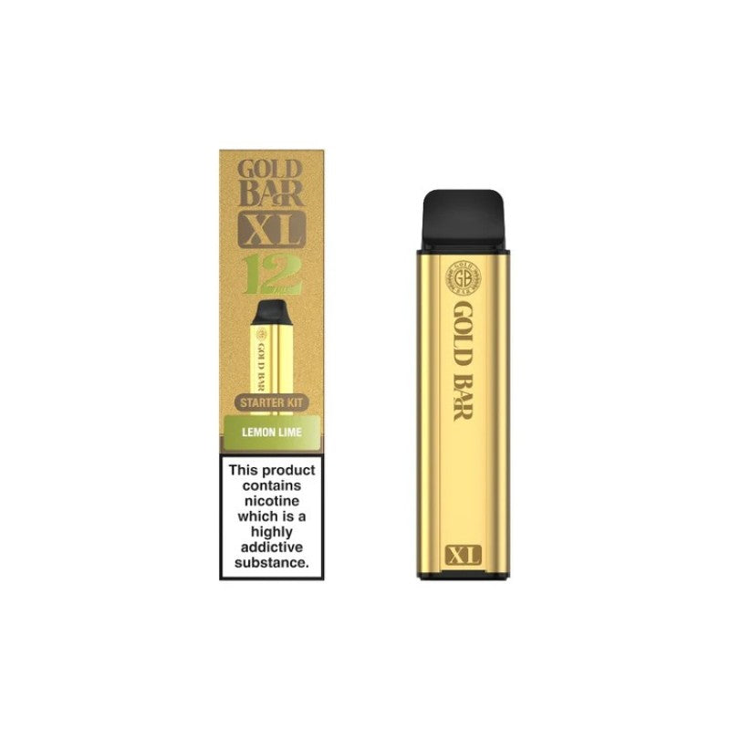 gold bar xl prefilled kit lemon lime