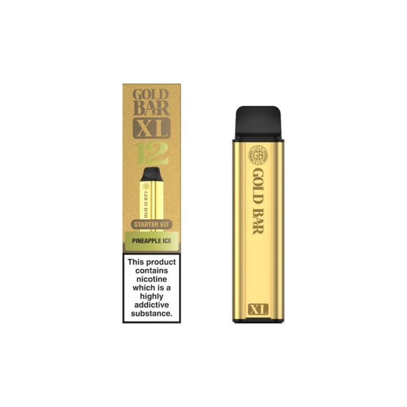 gold bar xl prefilled kit pineapple ice