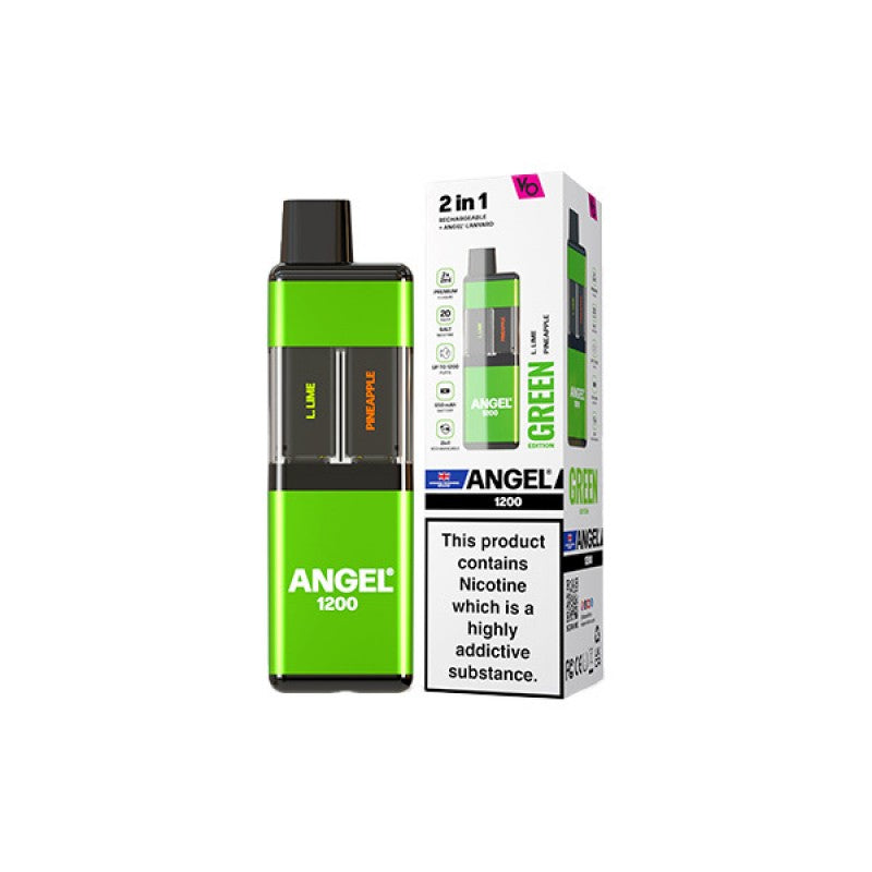 vapes bars angel 1200 green edition