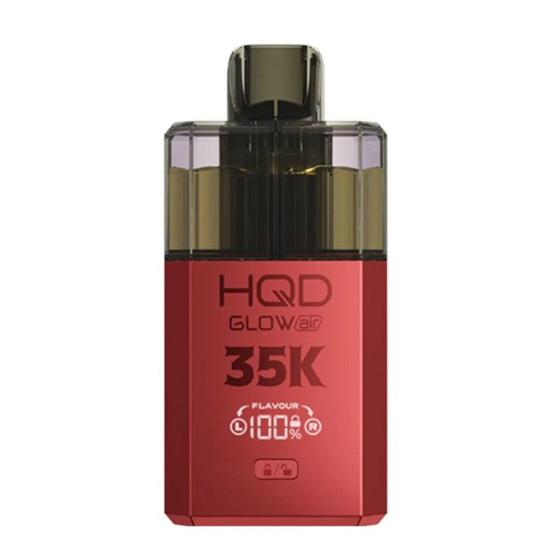 hqd glow air 35k vape cherry strawberry raspberry