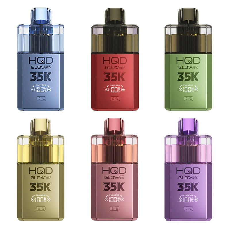 hqd glow air 35k prefilled vape