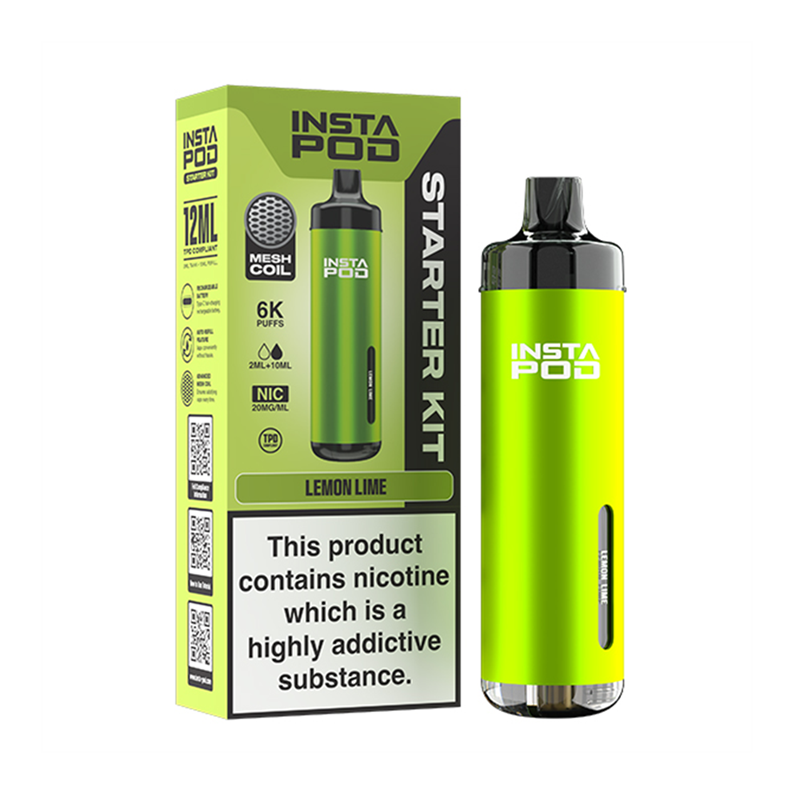 instapod 6000 disposable vape lemon lime