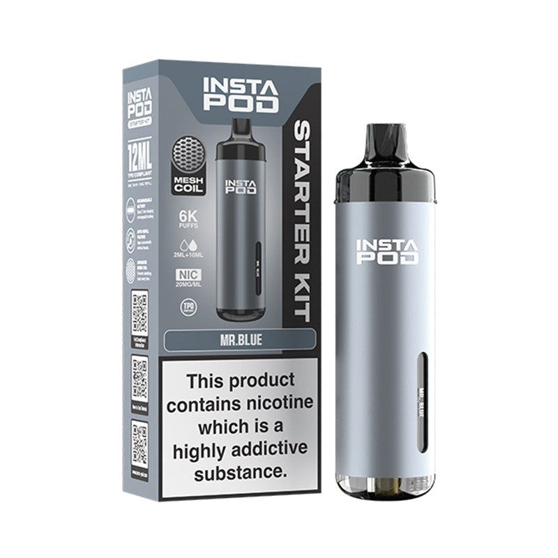 instapod 6000 disposable vape mr blue