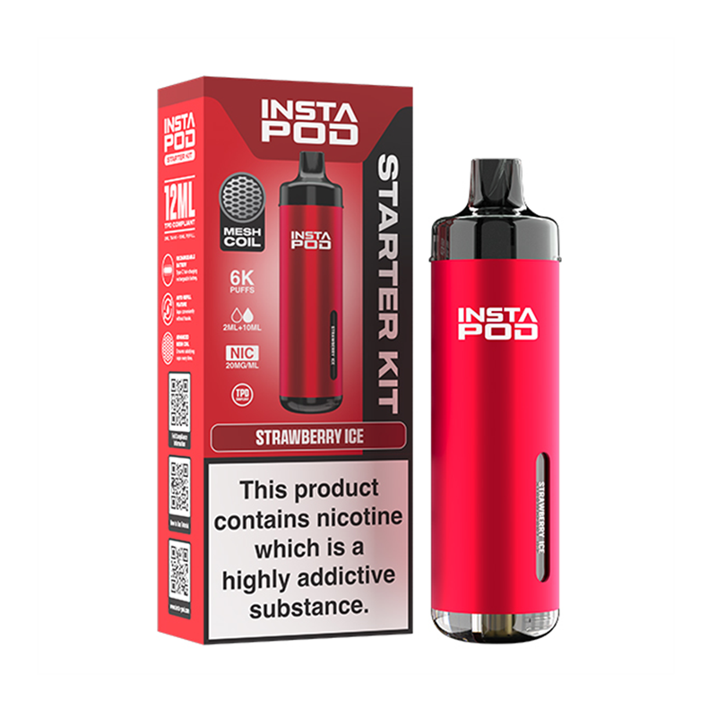 instapod 6000 disposable vape strawberry ice