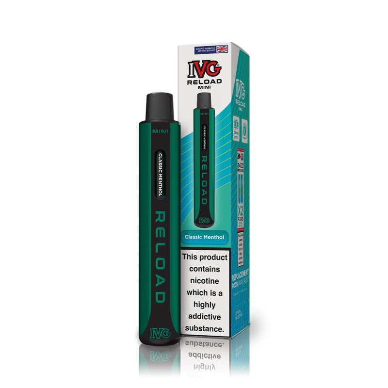 ivg reload mini starter kit classic menthol