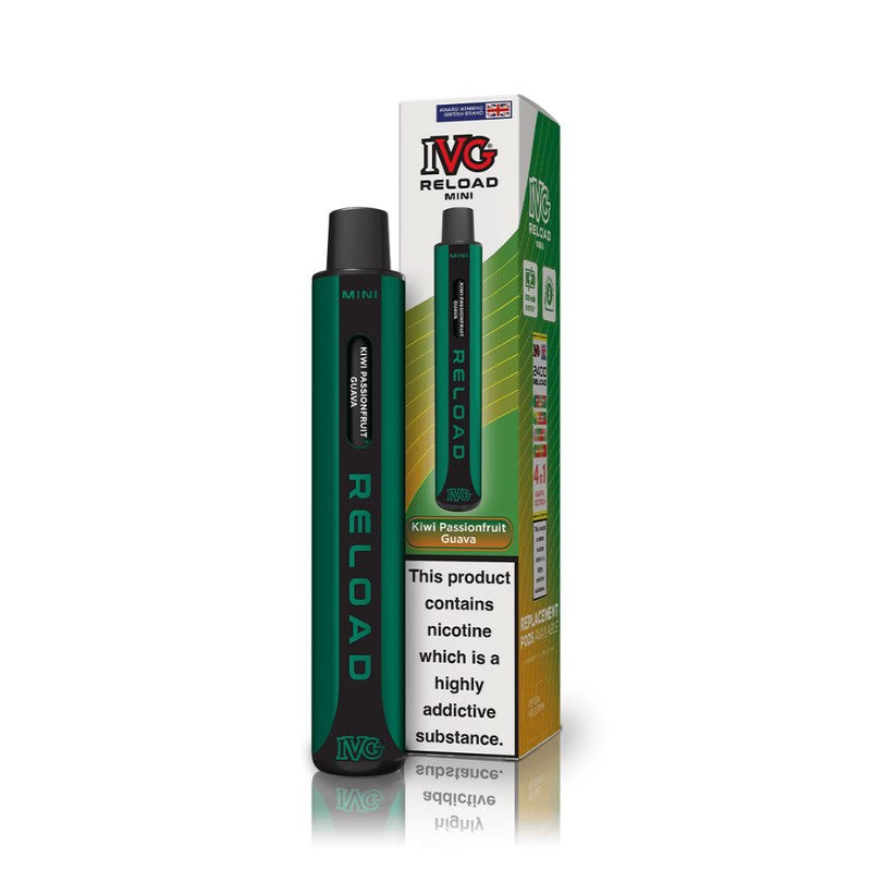 ivg reload mini starter kit kiwi passionfruit guava