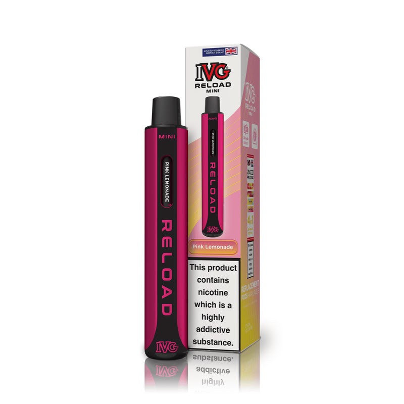 ivg reload mini starter kit pink lemoade