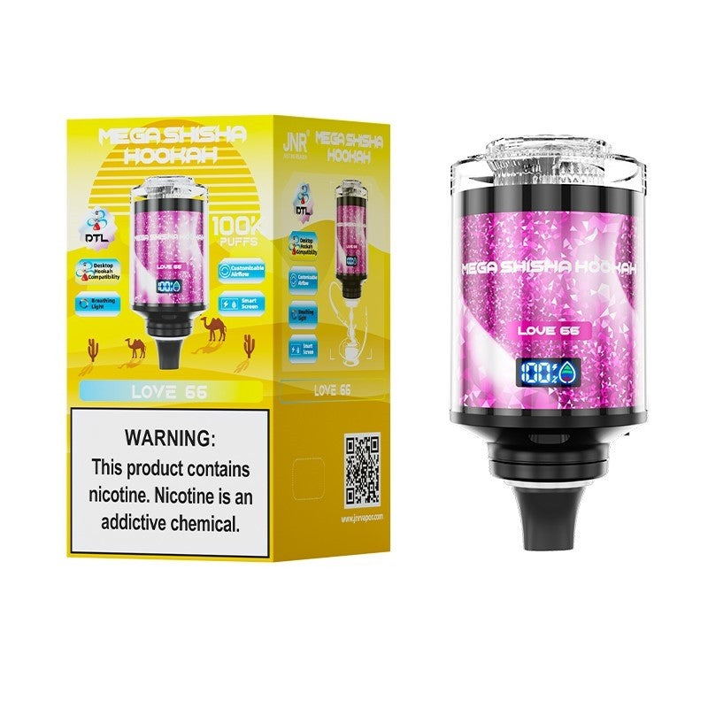 jnr mega shisha hookah 100k love 66