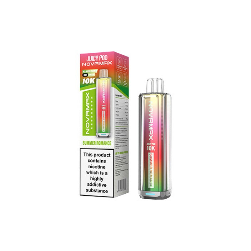 juicy pod novamax disposable vape summer romance