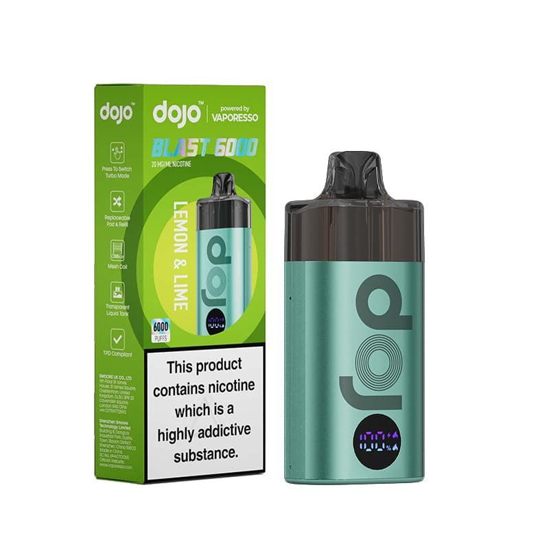 vaporesso dojo blast 6000 lemon lime