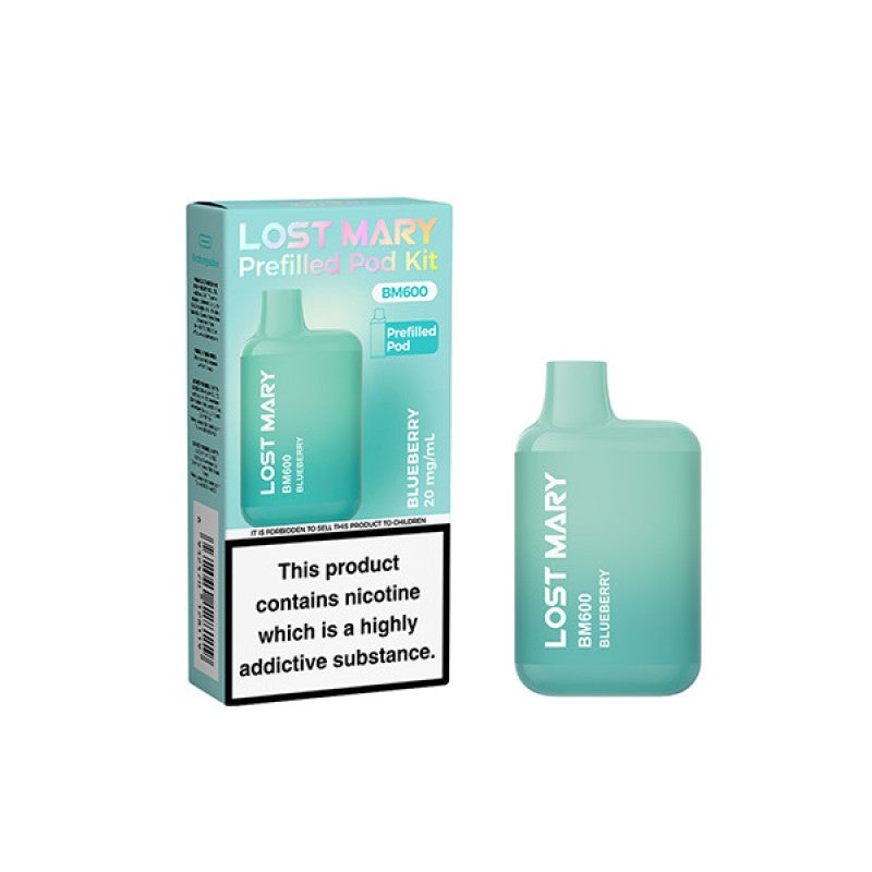 lost mary bm600 prefilled kit blueberry