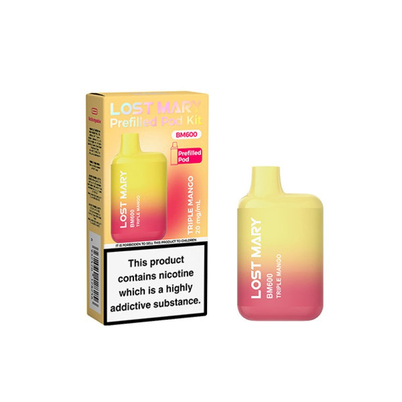 lost mary bm600 prefilled kit triple mango