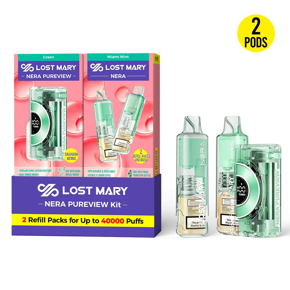 lost mary nera pureview kit miami mint