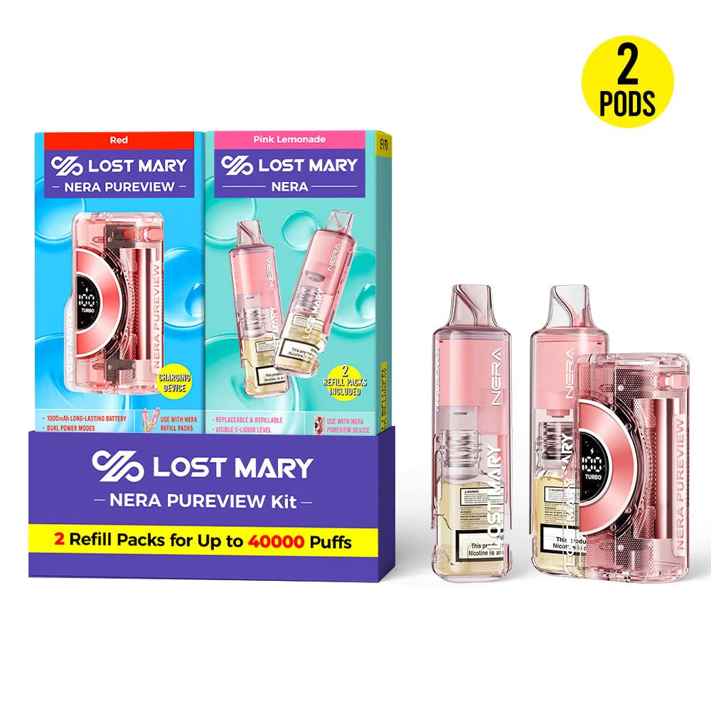 lost mary nera pureview kit pink lemonade