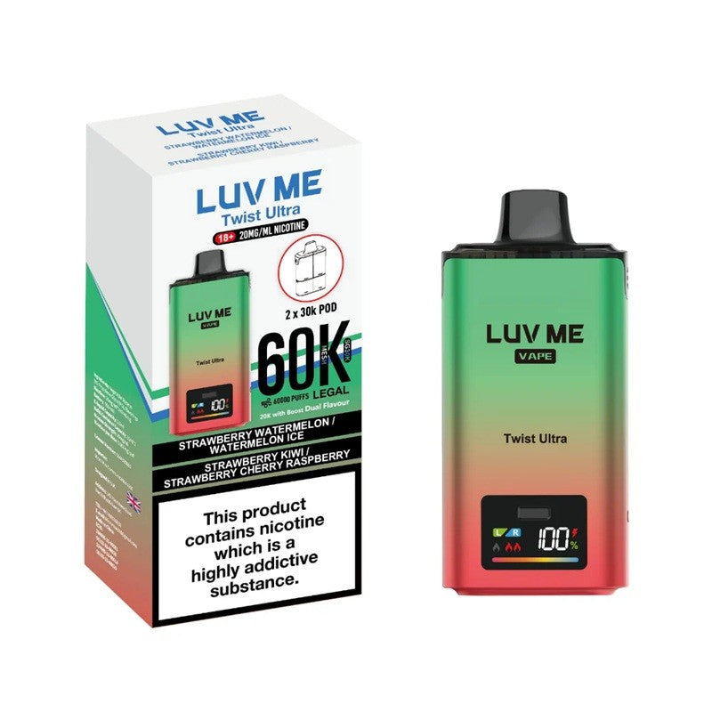 luv me twist ultra 60k kit strawberry watermelon