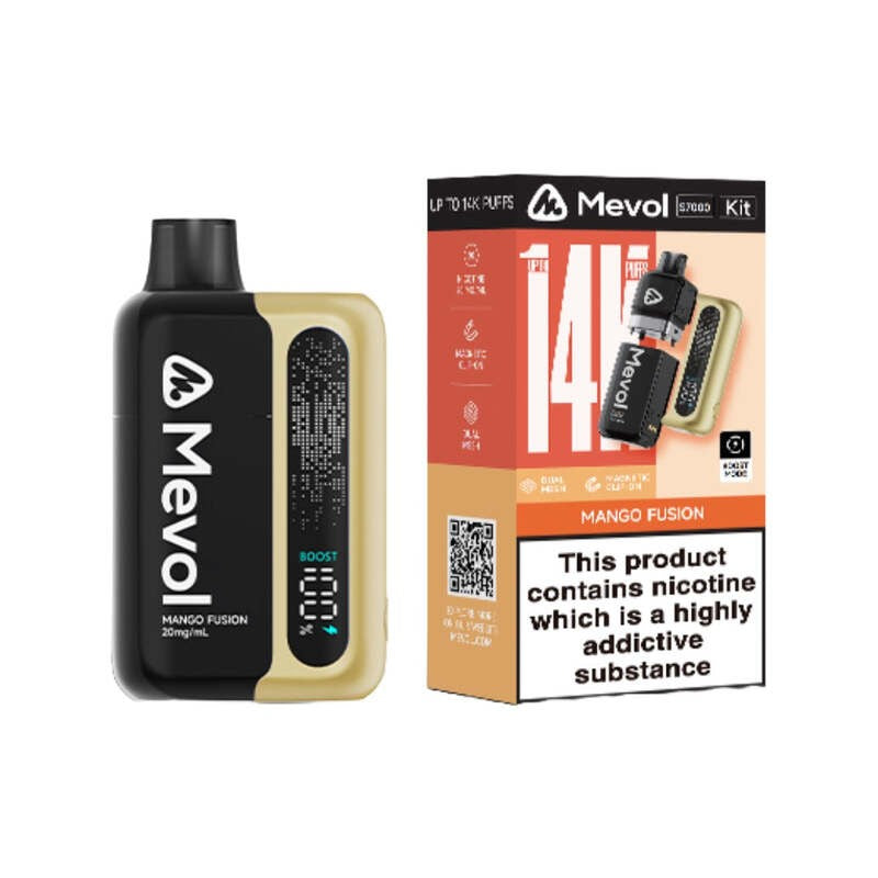 mevol s7000 prefilled kit mango fusion