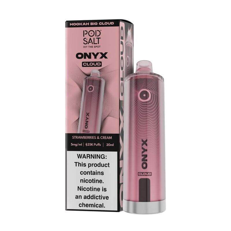 pod salt onyx cloud 25000 strawberries and cream