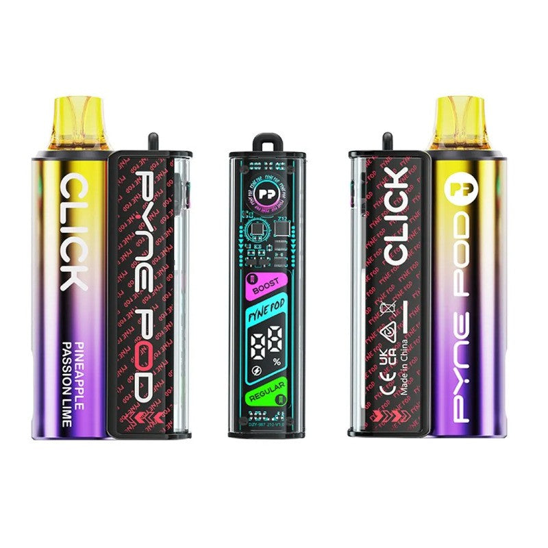 pyne pod click 10000 vape pineapple passion lime