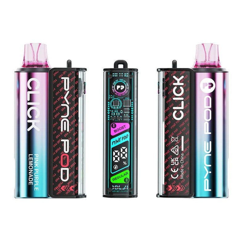 pyne pod click 10000 vape pink purple lemonade