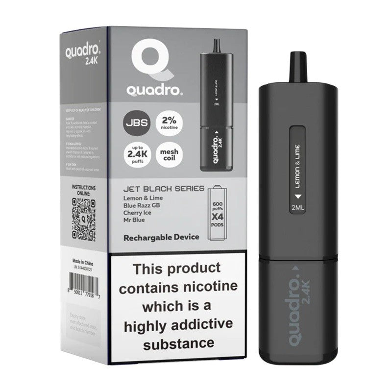 quadro 4 in 1 pod kit jet black edition