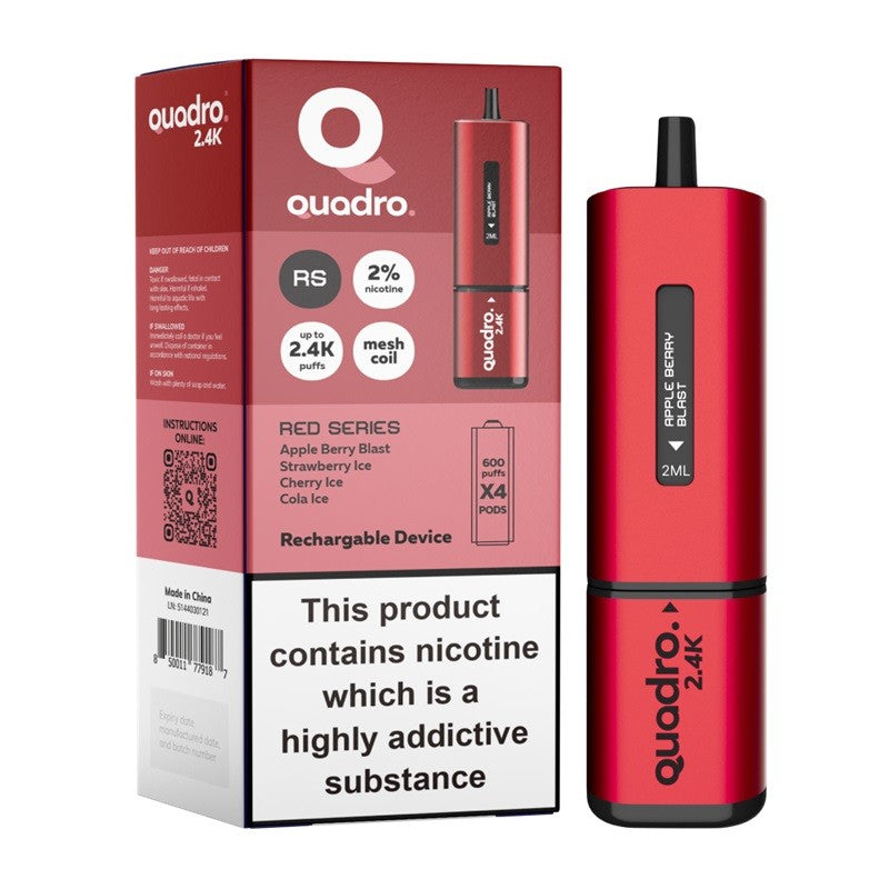 quadro 4 in 1 pod kit red series