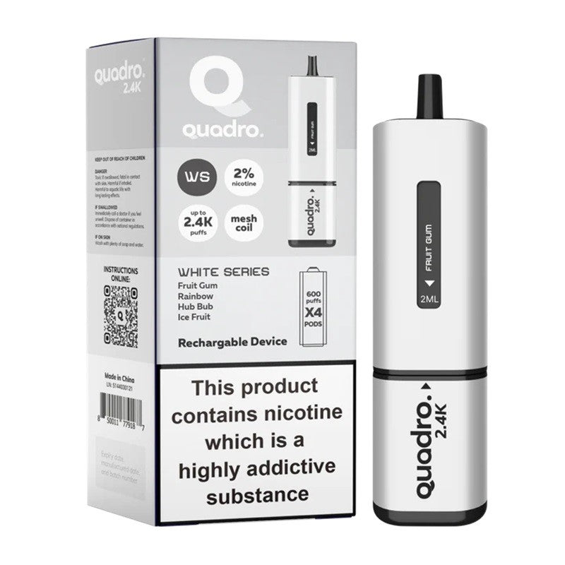 quadro 4 in 1 pod kit white series