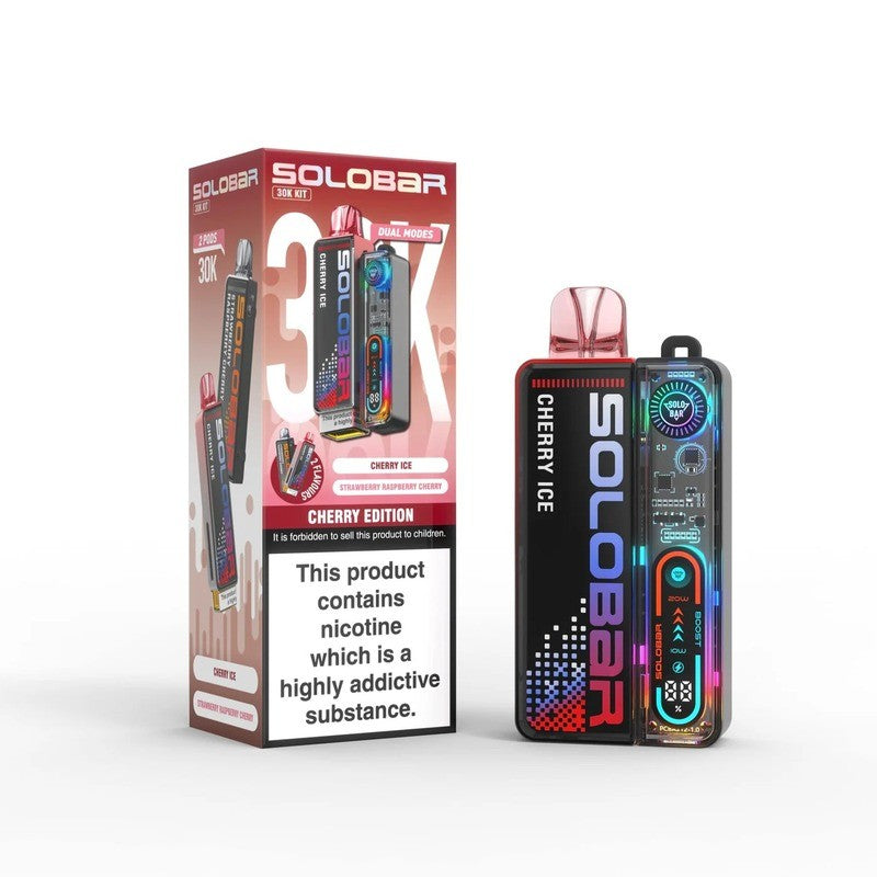 solobar boost 30k prefilled kit cherry edition