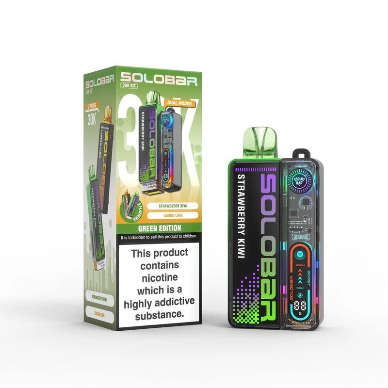 solobar boost 30k prefilled kit green edition