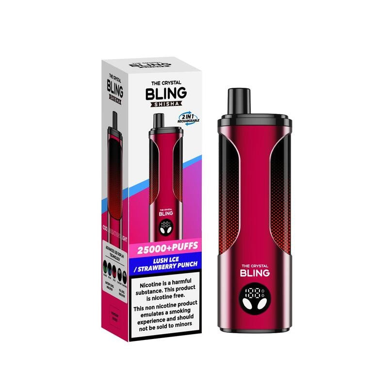 the crystal bling shisha 25000 lush ice