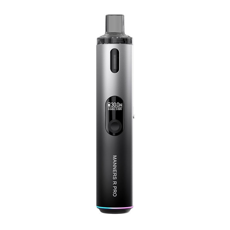 vapefly manners r pro kit black silver