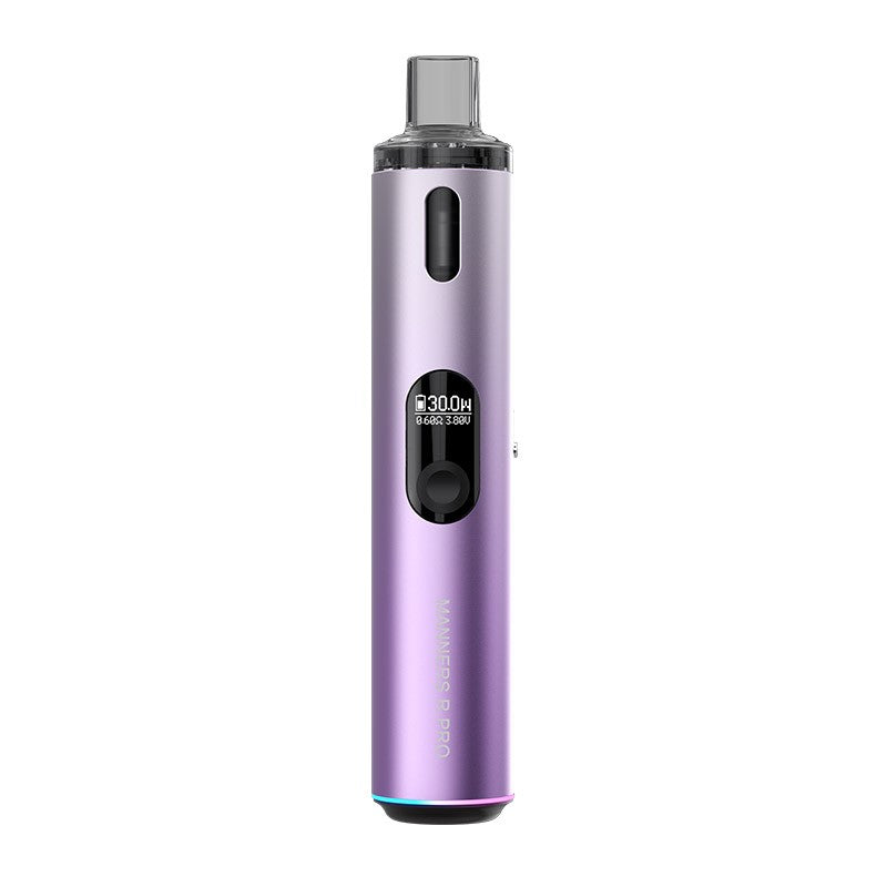 vapefly manners r pro kit purple silver