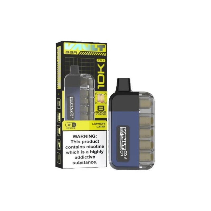 vault bar 10k prefilled kit lemon lime