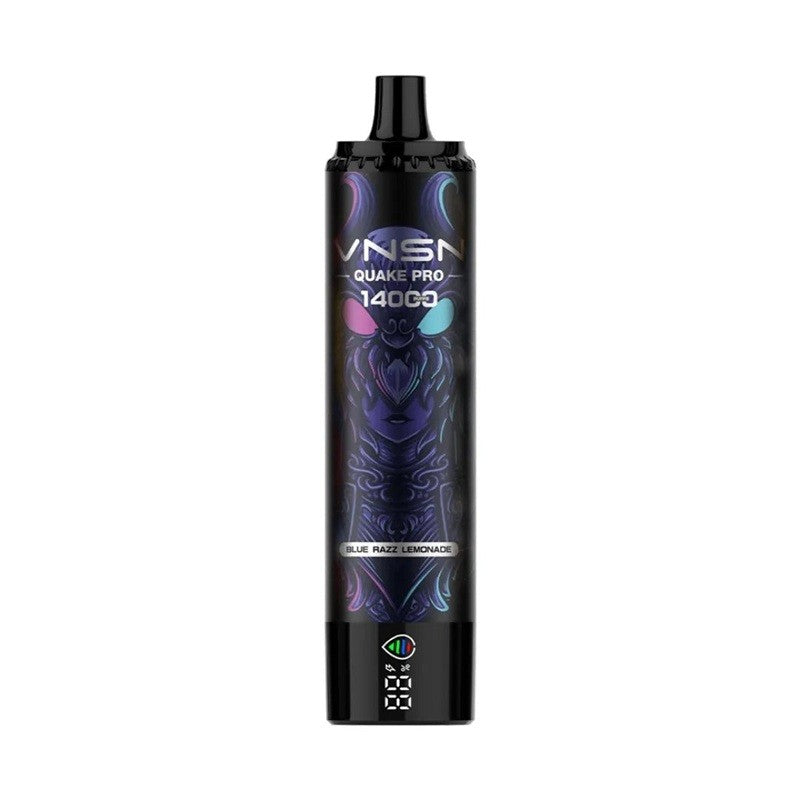 vnsn quake pro 14000 vape blue razz lemonade
