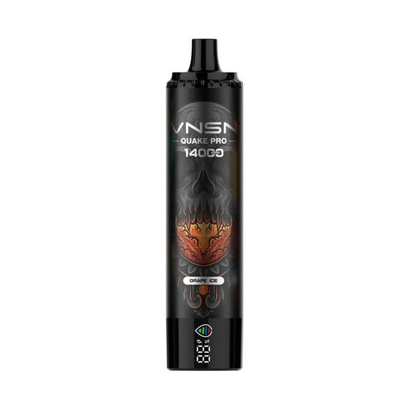vnsn quake pro 14000 vape grape ice