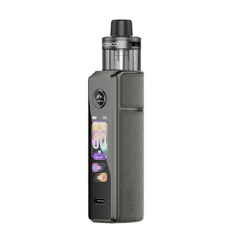 voopoo drag x 3 kit grey metal